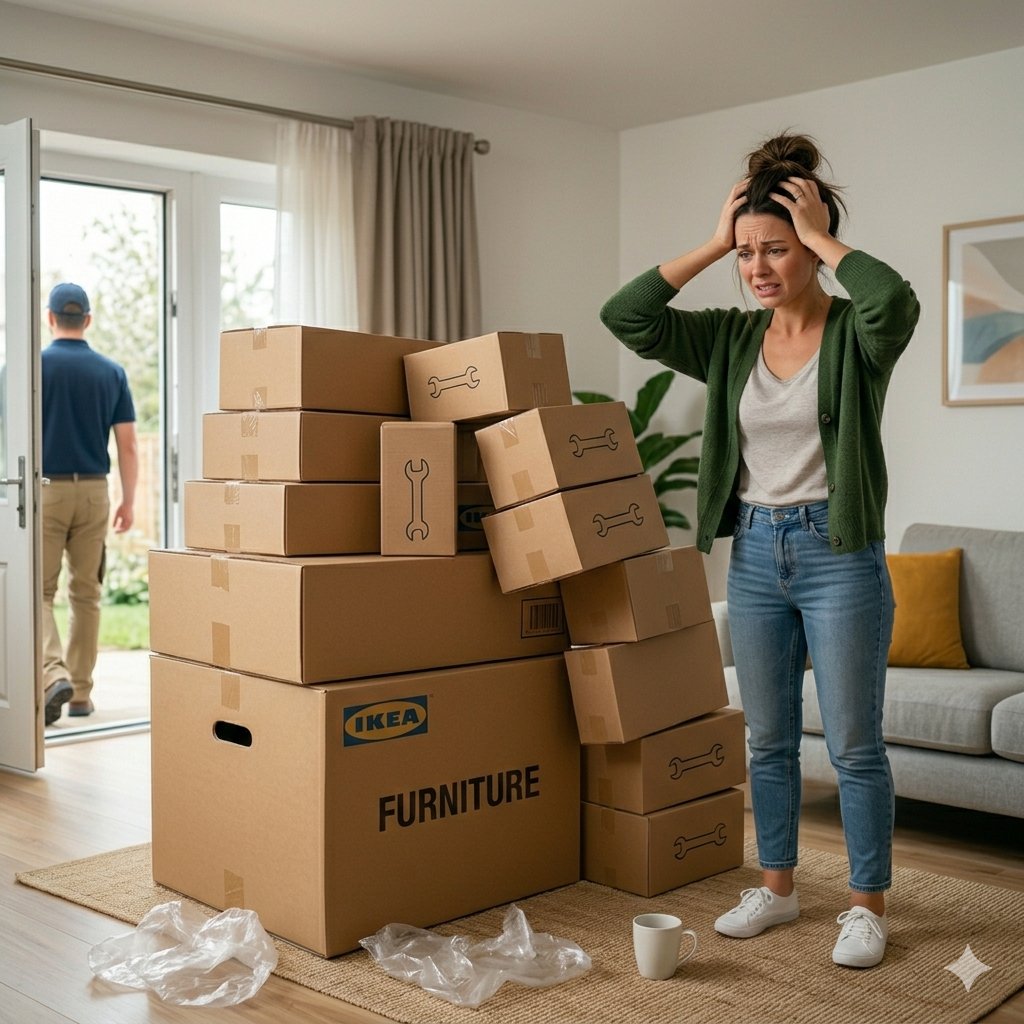 Overwhelmed by flat pack boxes? We can help